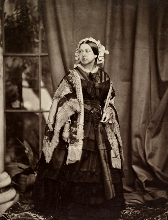 Królowa Wiktoria w 1860 roku, źródło Wikipedia / Queen Victoria in 1863, source: Wikipedia.